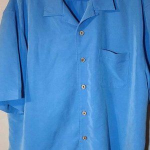 CARRIBEAN JOE MEN'S SHORT SLEEVE POLO BLUE XL